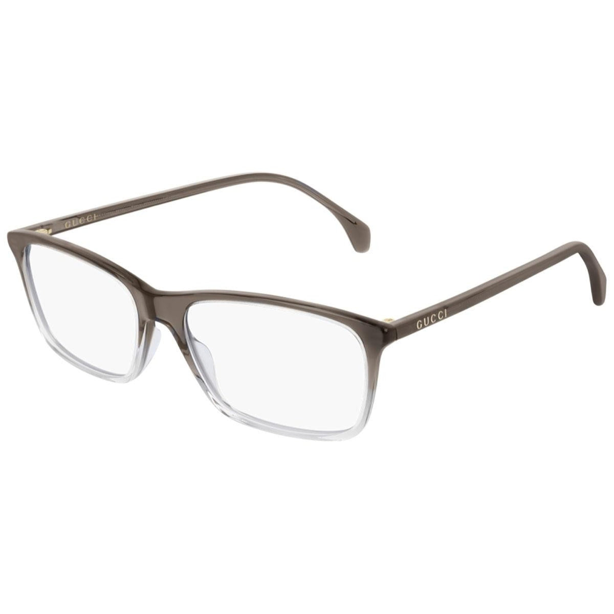 Gucci Men's Sunglasses Fall Winter 2019 Grey Transparent Demo Lens Demo Lens  GG0553O 008