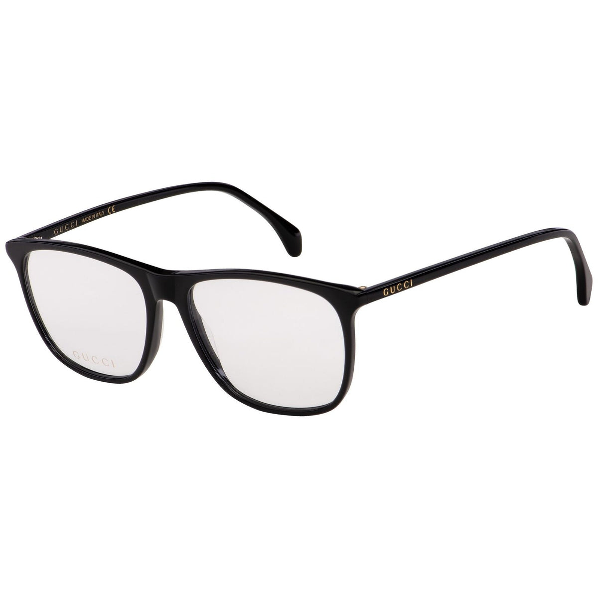 Gucci Men's Sunglasses Fall Winter 2019 Black Transparent Demo Lens Demo Lens  GG0554O 001