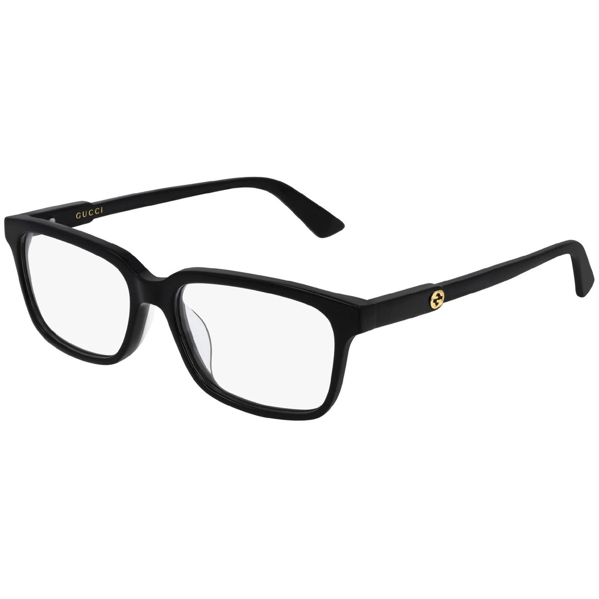 Gucci Women's Sunglasses Fall Winter 2019 Black Transparent Demo Lens Demo Lens  GG0557OJ 001