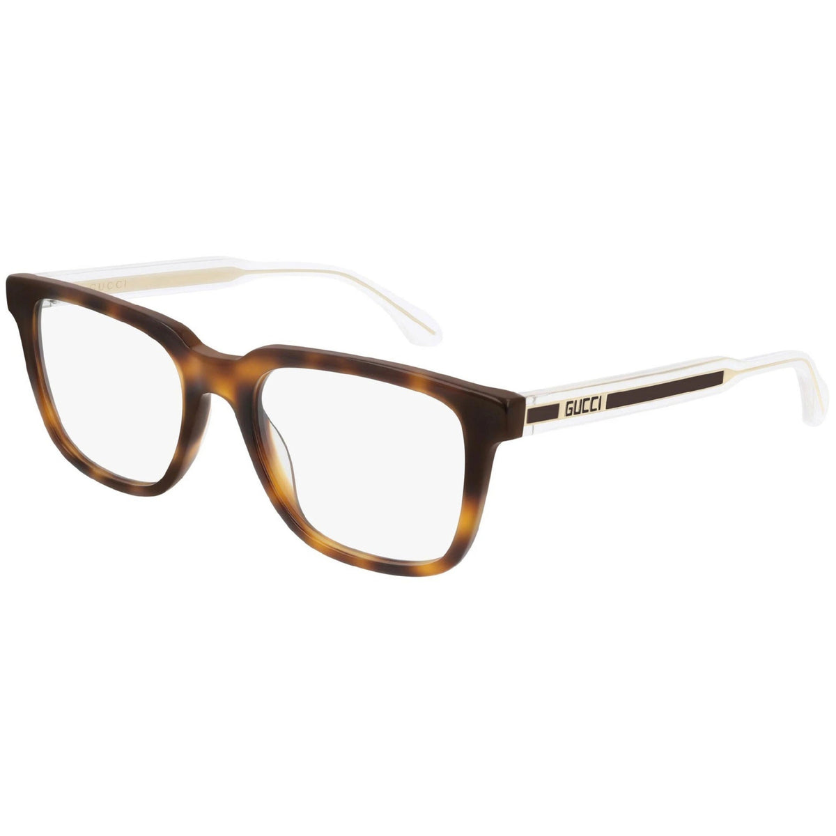 Gucci Men's Sunglasses Fall Winter 2019 Havana Transparent Demo Lens Demo Lens  GG0560O 006