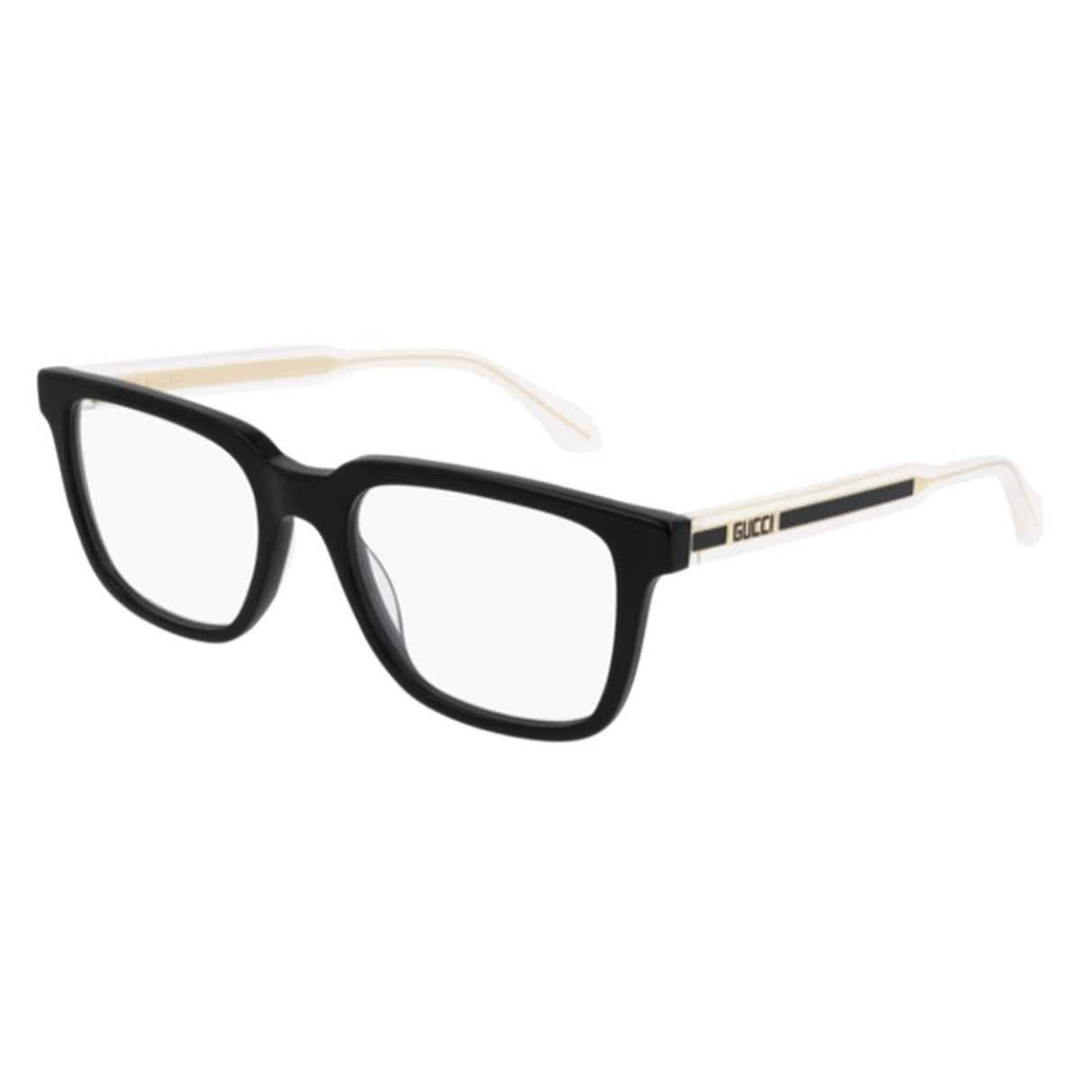Gucci Men's Sunglasses Spring Summer 2022 Black Transparent Demo Lens Demo Lens  GG0560ON 005