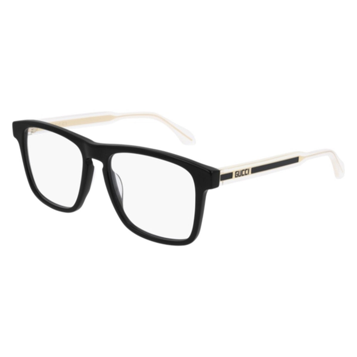 Gucci Men's Sunglasses Spring Summer 2022 Black Transparent Demo Lens Demo Lens  GG0561ON 001