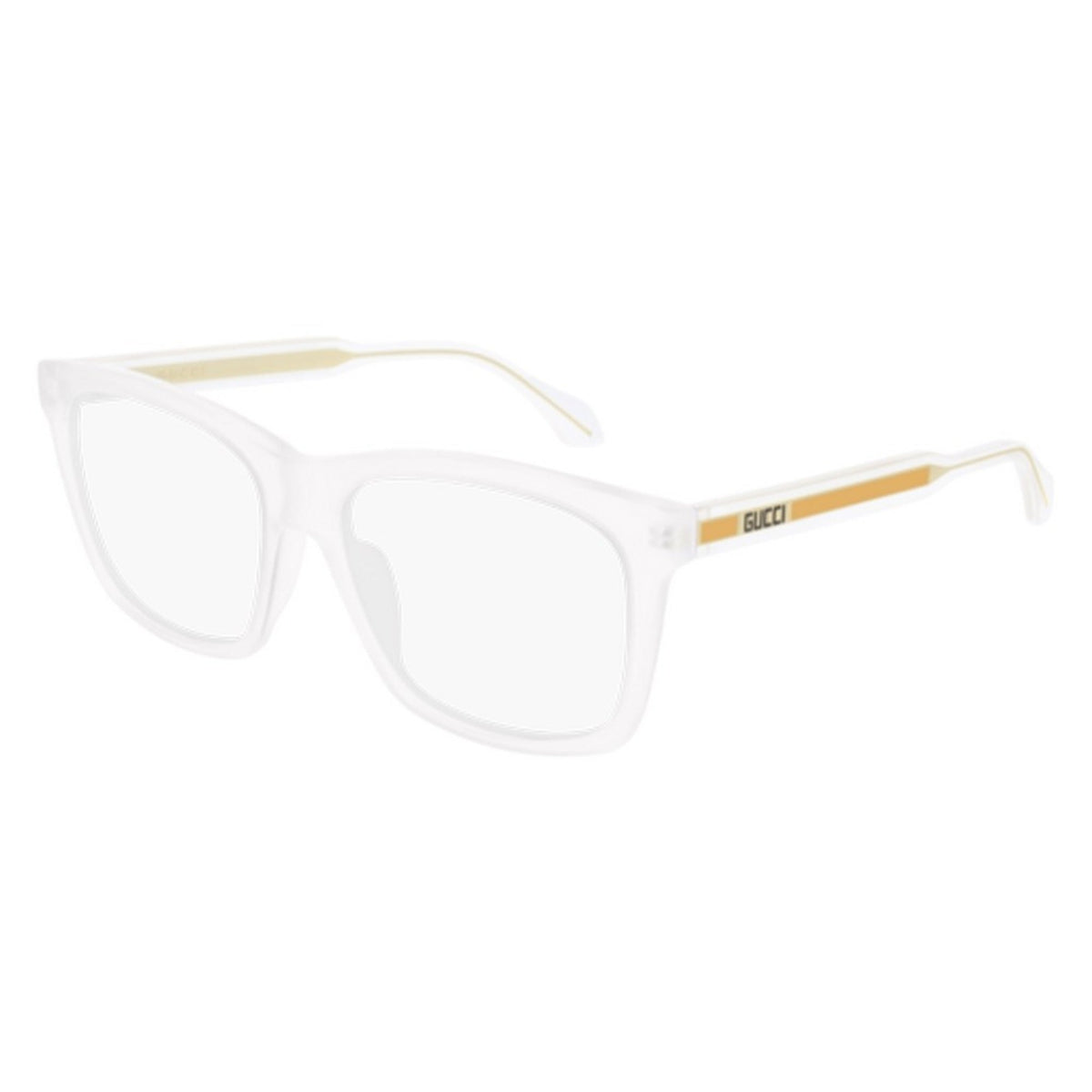 Gucci Men's Sunglasses Spring Summer 2022 Crystal Transparent Demo Lens Demo Lens  GG0561ON 005