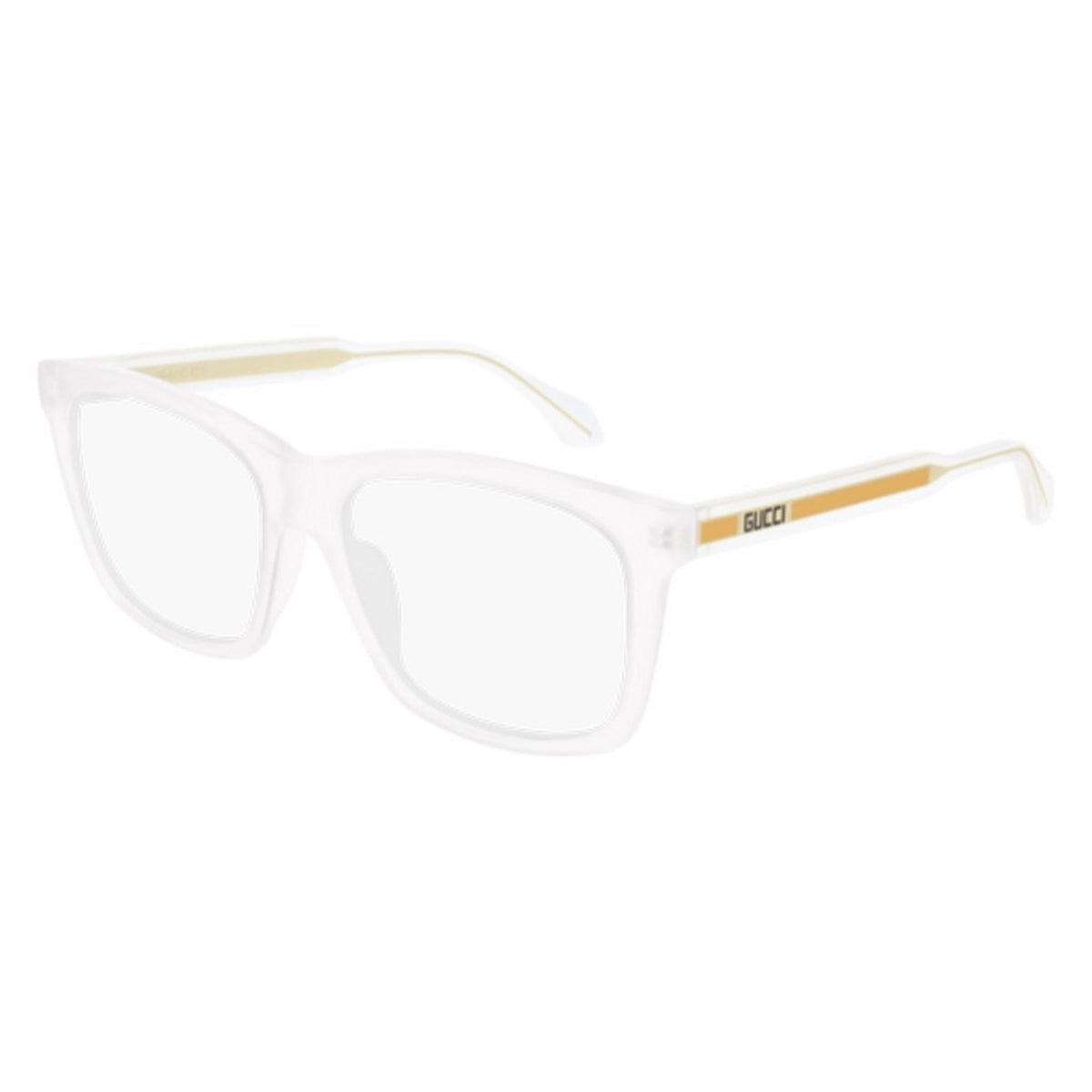 Gucci Men&#39;s Sunglasses Spring Summer 2022 Crystal Transparent Demo Lens Demo Lens  GG0561ON 005