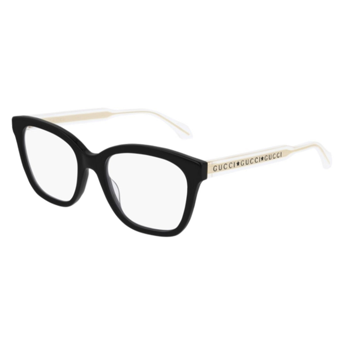 Gucci Women's Sunglasses Spring Summer 2022 Black Transparent Demo Lens Demo Lens  GG0566ON 001