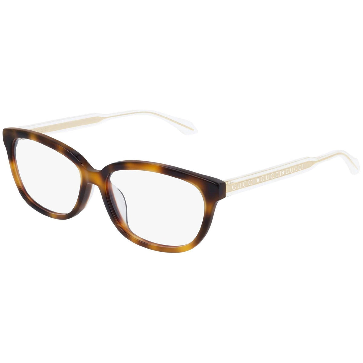 Gucci Women's Sunglasses Fall Winter 2019 Havana Transparent Demo Lens Demo Lens  GG0568OA 002