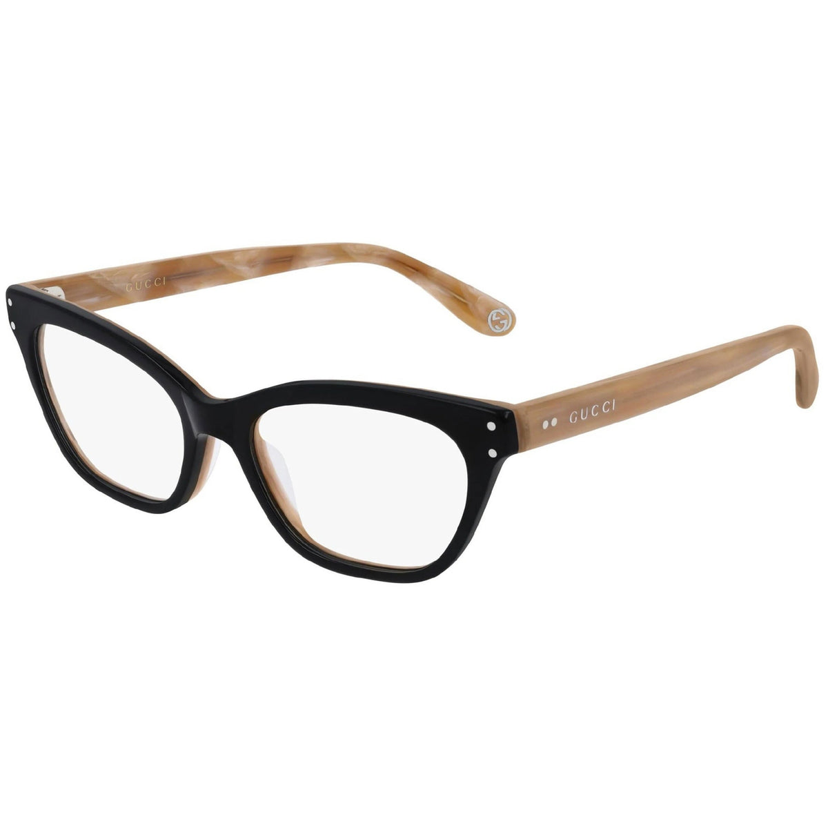 Gucci Women's Sunglasses Fall Winter 2019 Black Transparent Demo Lens Demo Lens  GG0570O 007
