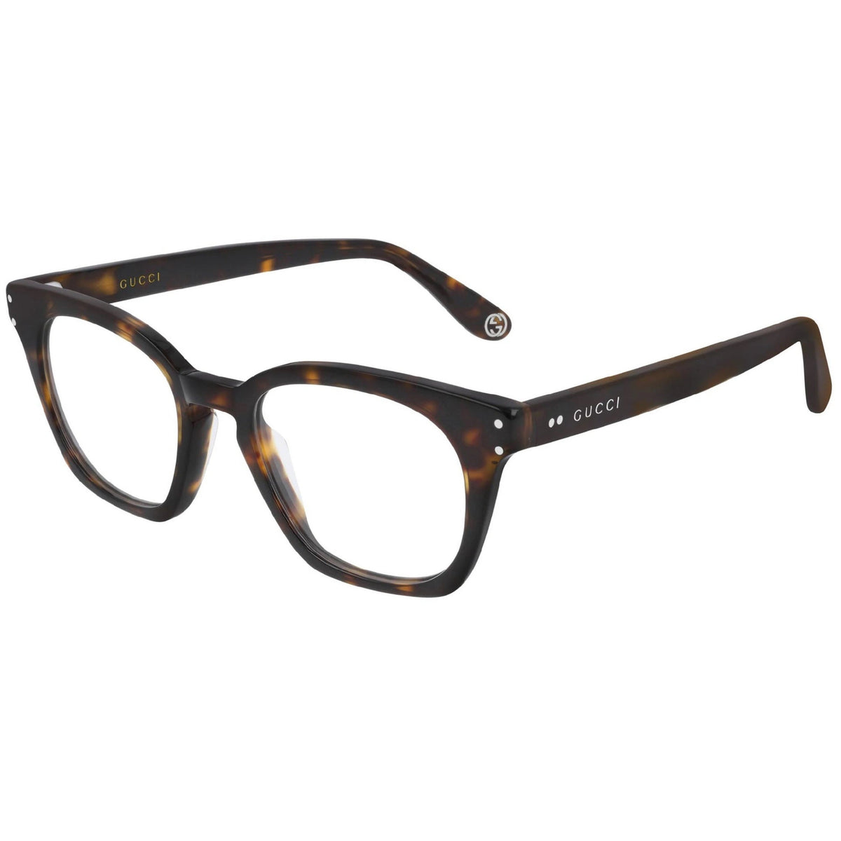 Gucci Men's Sunglasses Fall Winter 2019 Havana Transparent Demo Lens Demo Lens  GG0572O 007