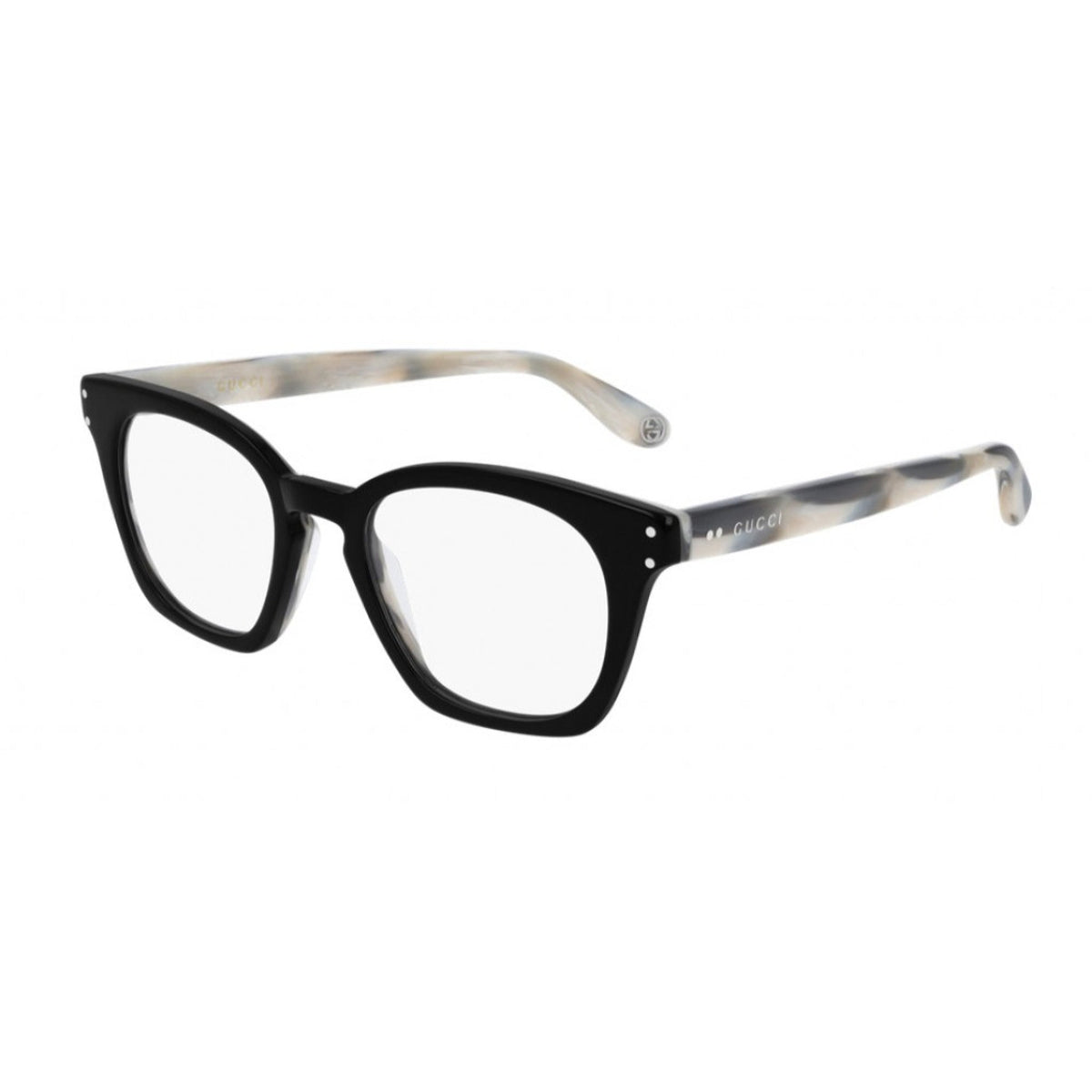 Gucci Men's Sunglasses Fall Winter 2019 Black Transparent Demo Lens Demo Lens  GG0572O 009