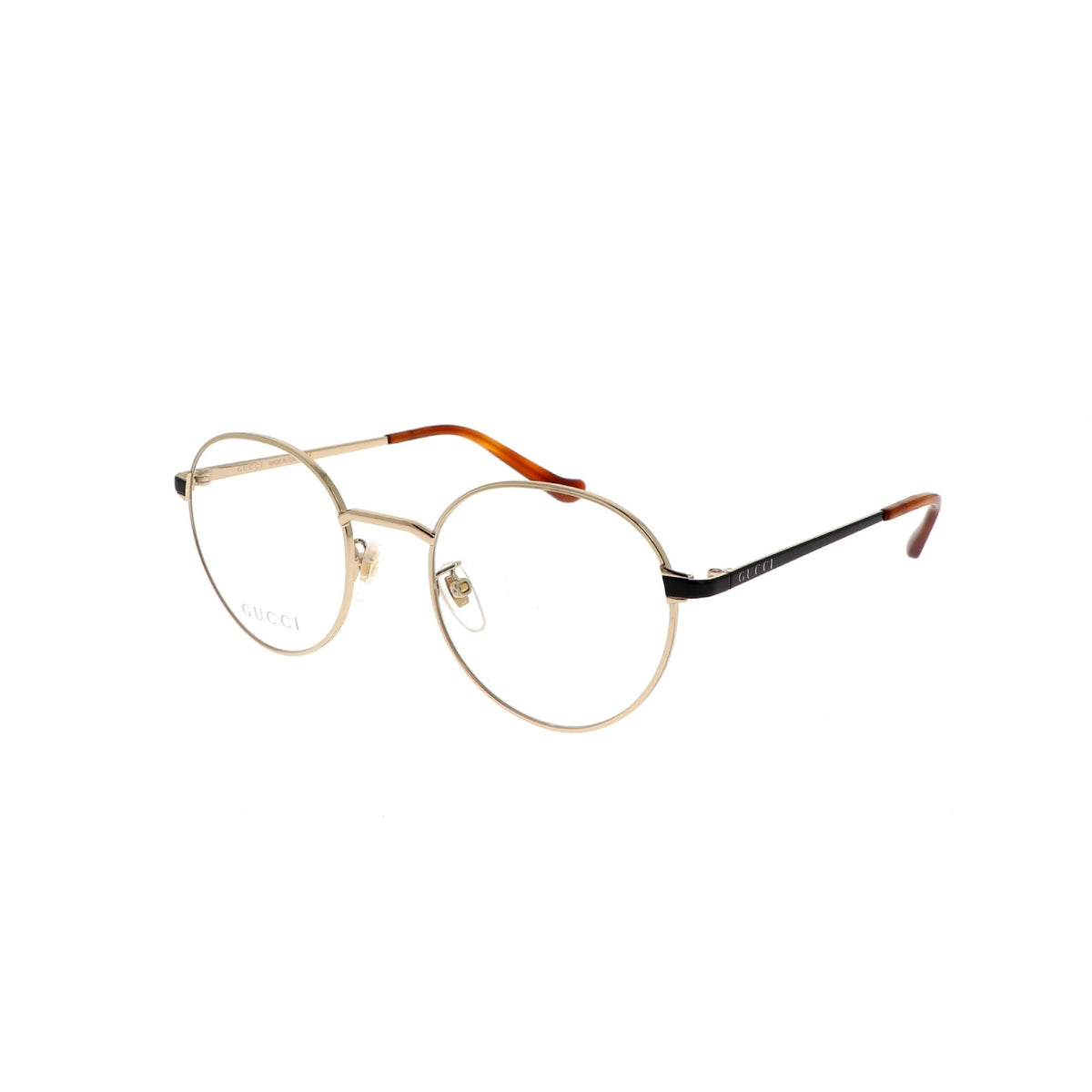 Gucci Unisex Sunglasses Fall Winter 2019 Gold Transparent Demo Lens Demo Lens  GG0581O 005