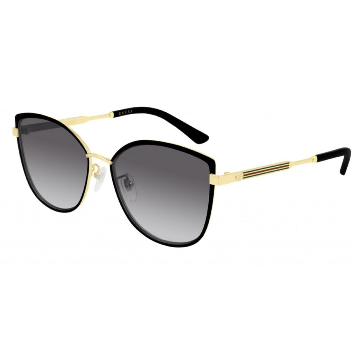 Gucci Women's Sunglasses Fall Winter 2019 Black Grey Nylon Nylon Gradient GG0589SK 001