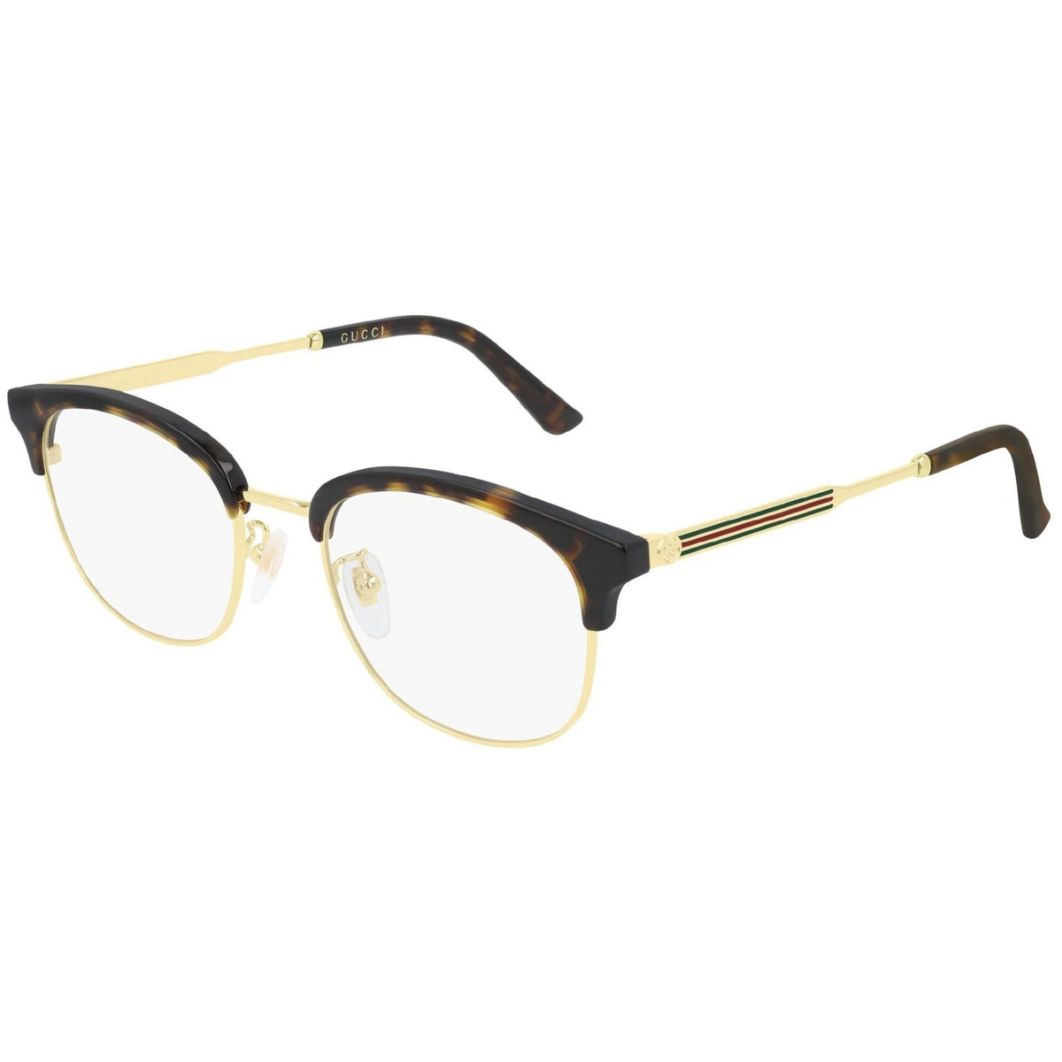 Gucci Men's Sunglasses Fall Winter 2019 Havana Transparent Demo Lens Demo Lens  GG0590OK 003