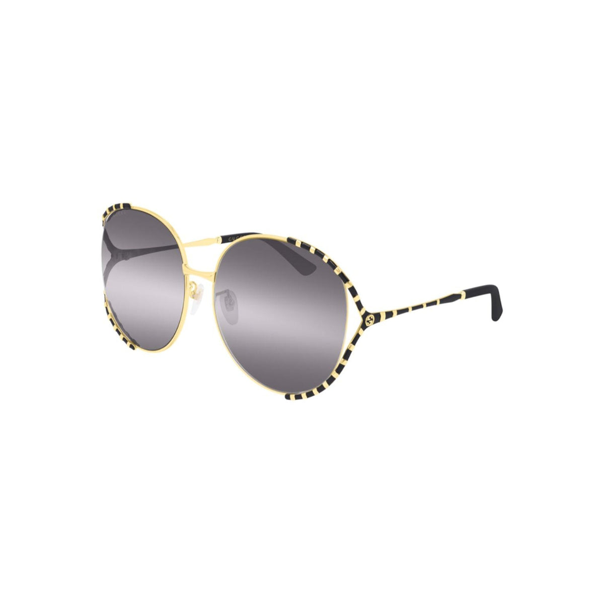 Gucci Women's Sunglasses Fall Winter 2019 Gold Grey Nylon Nylon Gradient(Double) GG0595S 005