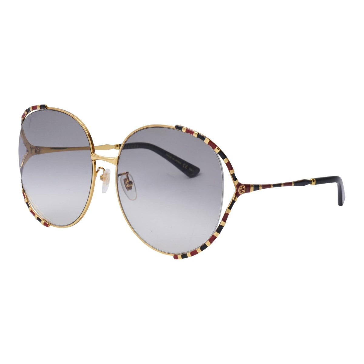 Gucci Women's Sunglasses Fall Winter 2019 Gold Grey Nylon Nylon Gradient GG0595S 006