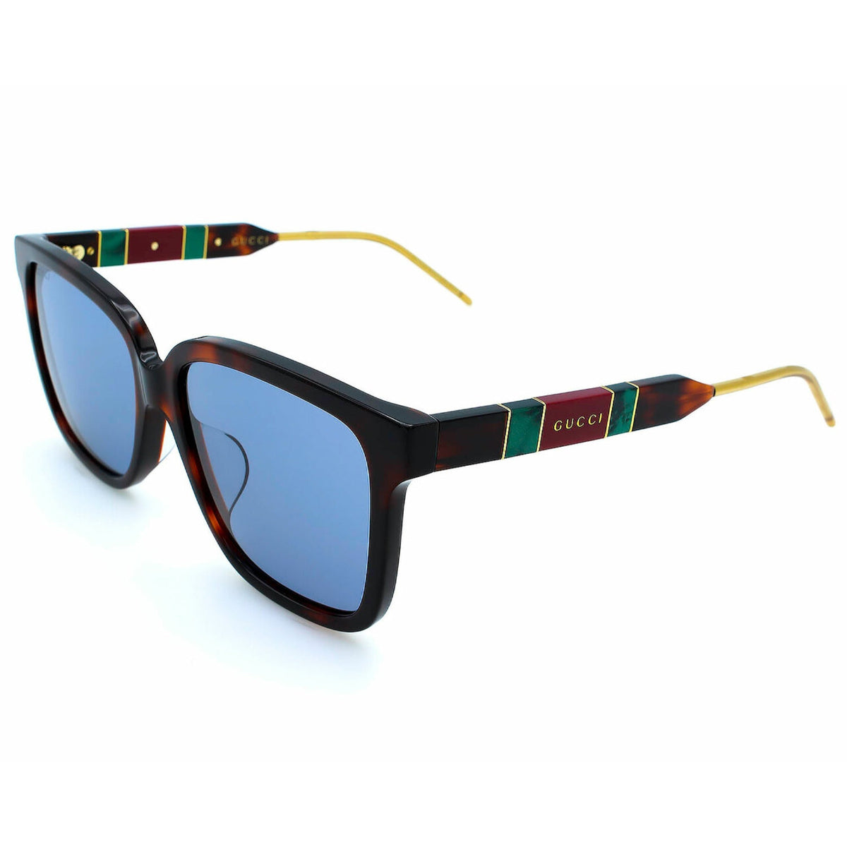 Gucci Women's Sunglasses Fall Winter 2019 Havana Blue Nylon Nylon GG0599SA 002