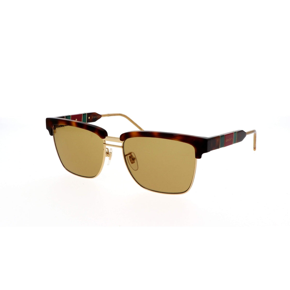 Gucci Men&#39;s Sunglasses Fall Winter 2019 Havana Brown Nylon Nylon GG0603S 006