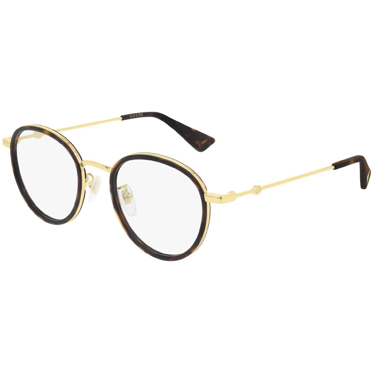Gucci Unisex Sunglasses Fall Winter 2019 Havana Transparent Demo Lens Demo Lens  GG0608OK 003