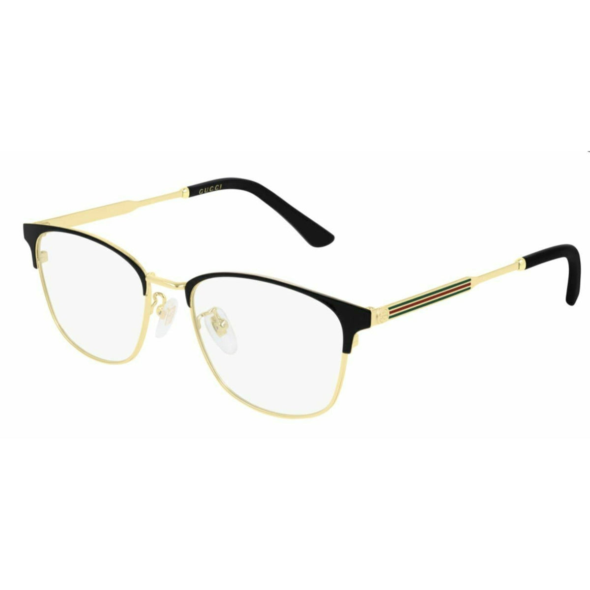 Gucci Men's Sunglasses Fall Winter 2019 Black Transparent Demo Lens Demo Lens  GG0609OK 001