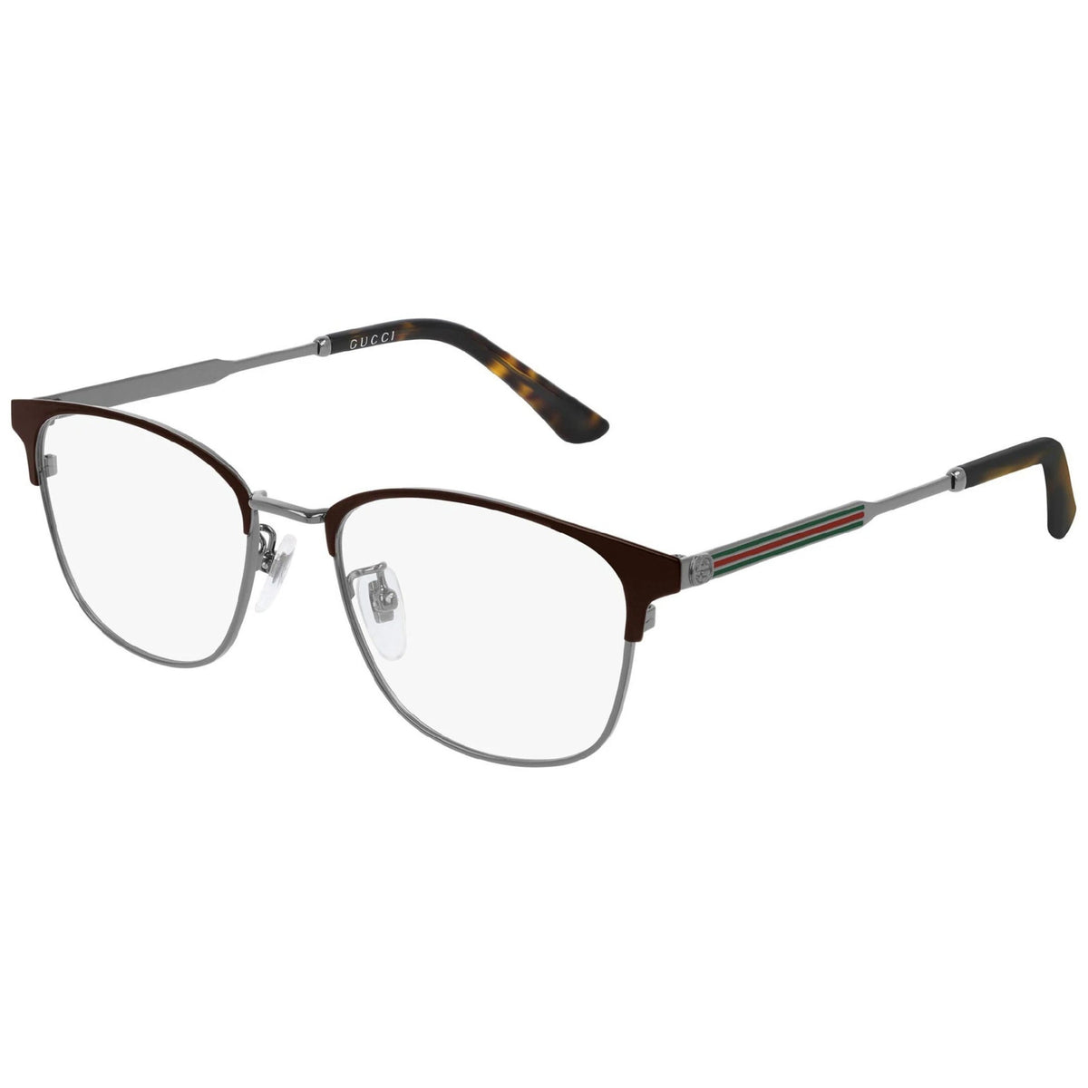 Gucci Men's Sunglasses Fall Winter 2019 Brown Transparent Demo Lens Demo Lens  GG0609OK 003