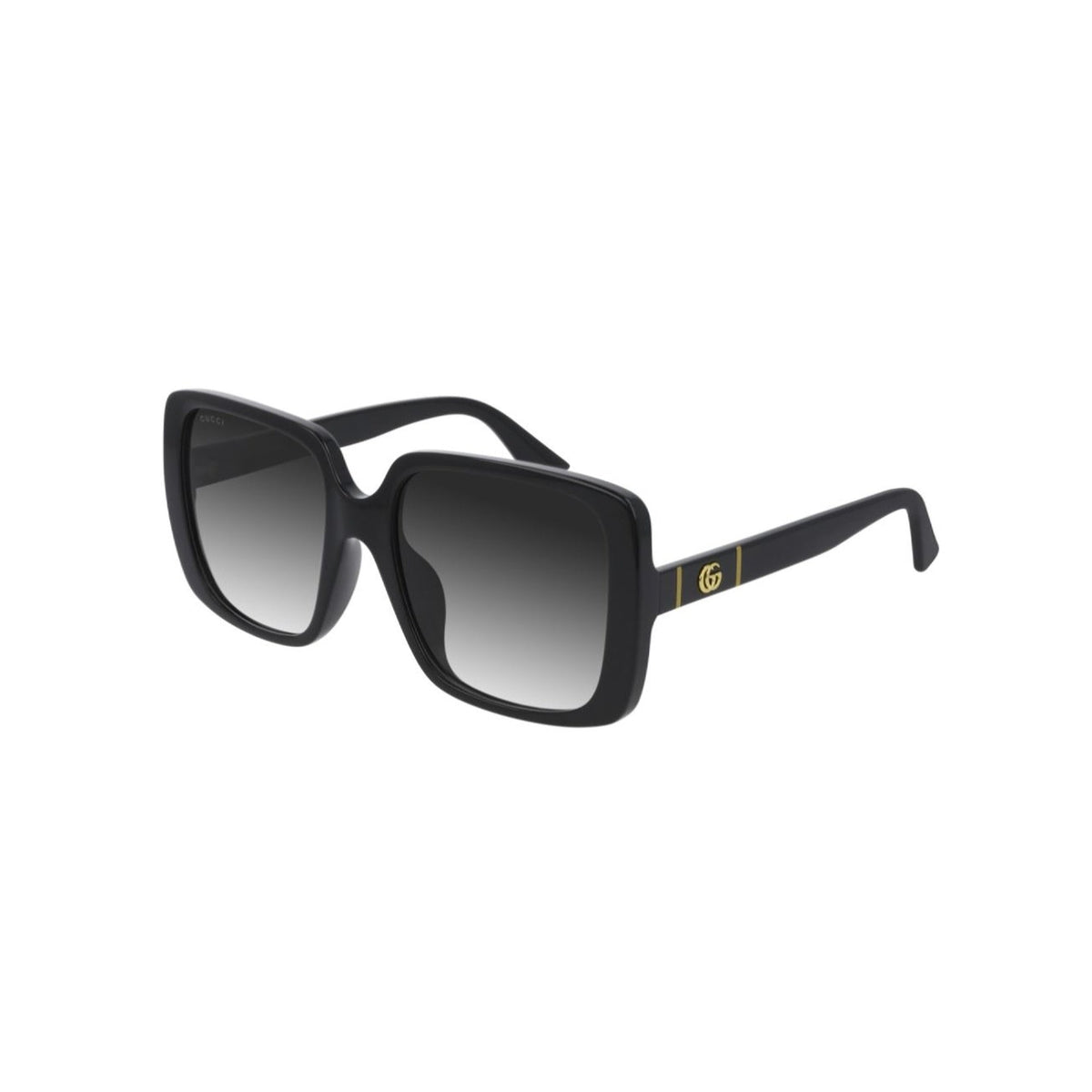 Gucci Women's Sunglasses Spring Summer 2020 Black Grey CR 39 CR 39 Gradient GG0632SA 001