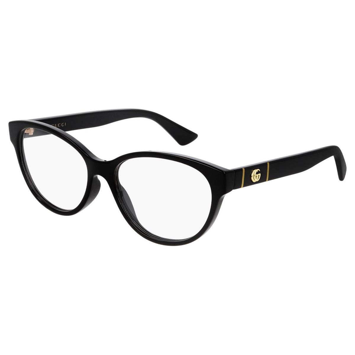 Gucci Women's Sunglasses Spring Summer 2020 Black Transparent Demo Lens Demo Lens  GG0633O 001
