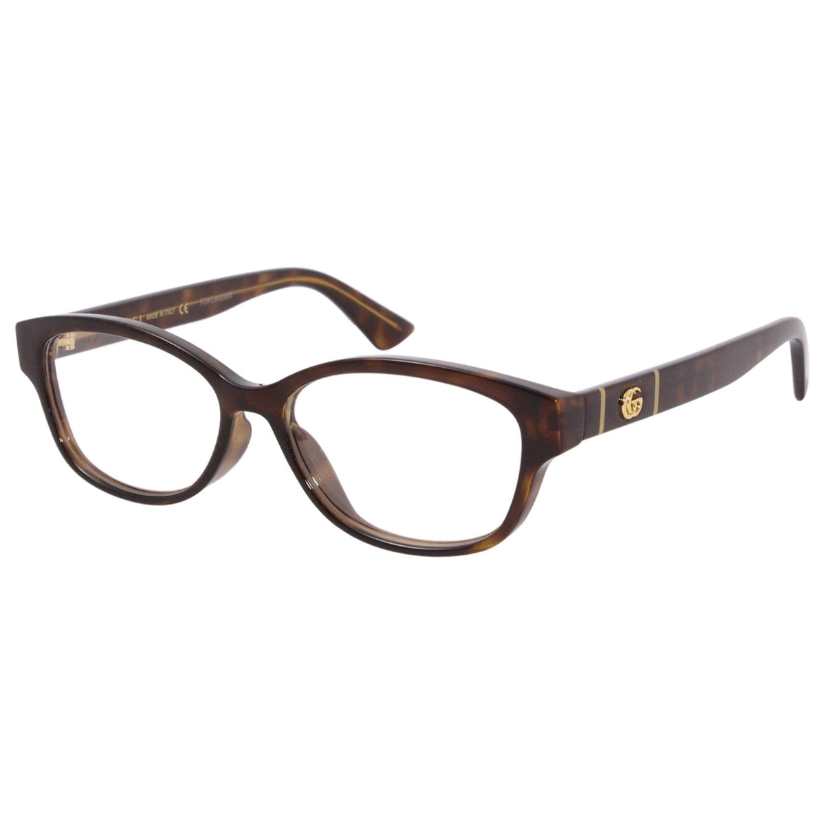 Gucci Women's Sunglasses Spring Summer 2020 Havana Transparent Demo Lens Demo Lens  GG0639OA 002