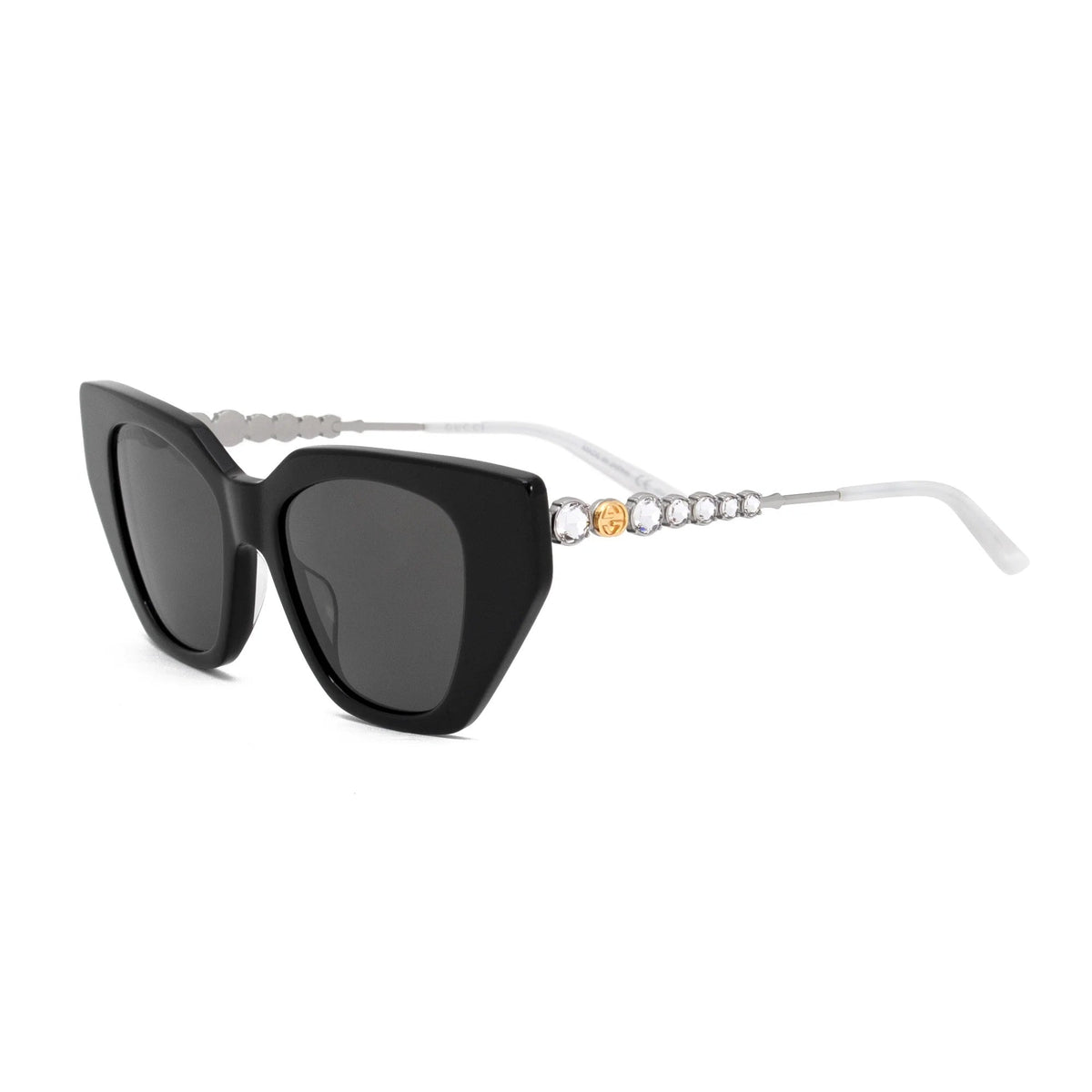 Gucci Women&#39;s Sunglasses Spring Summer 2020 Black GREY Nylon Nylon GG0641S 001