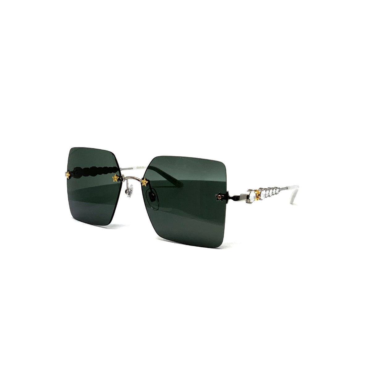 Gucci Women's Sunglasses Spring Summer 2020 Silver Grey Nylon Nylon GG0644S 001