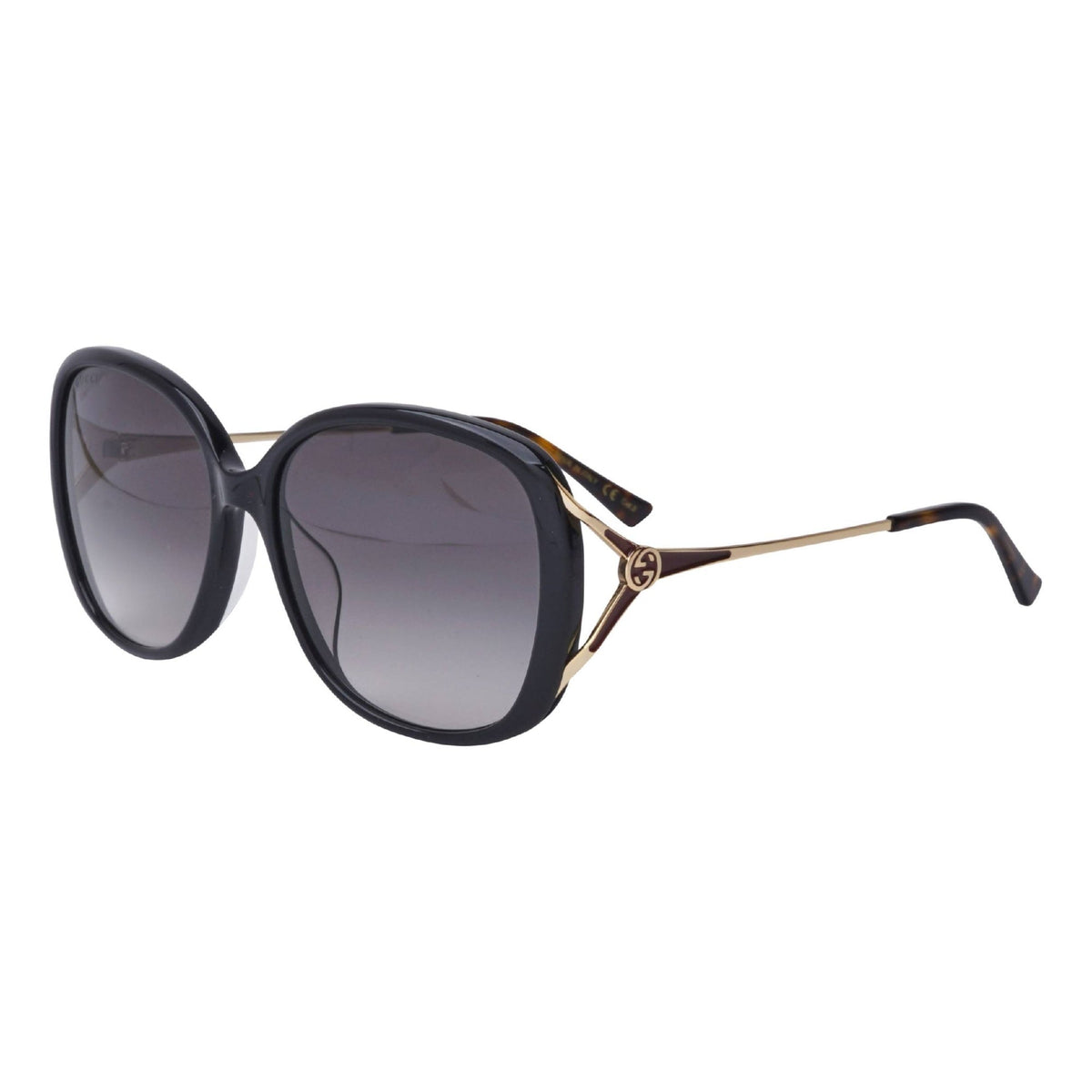 Gucci Women&#39;s Sunglasses Spring Summer 2020 Black Grey Nylon Nylon Gradient GG0649SK 002