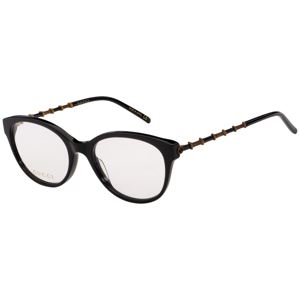 Gucci Women's Sunglasses Spring Summer 2020 Black Transparent Demo Lens Demo Lens  GG0656O 001