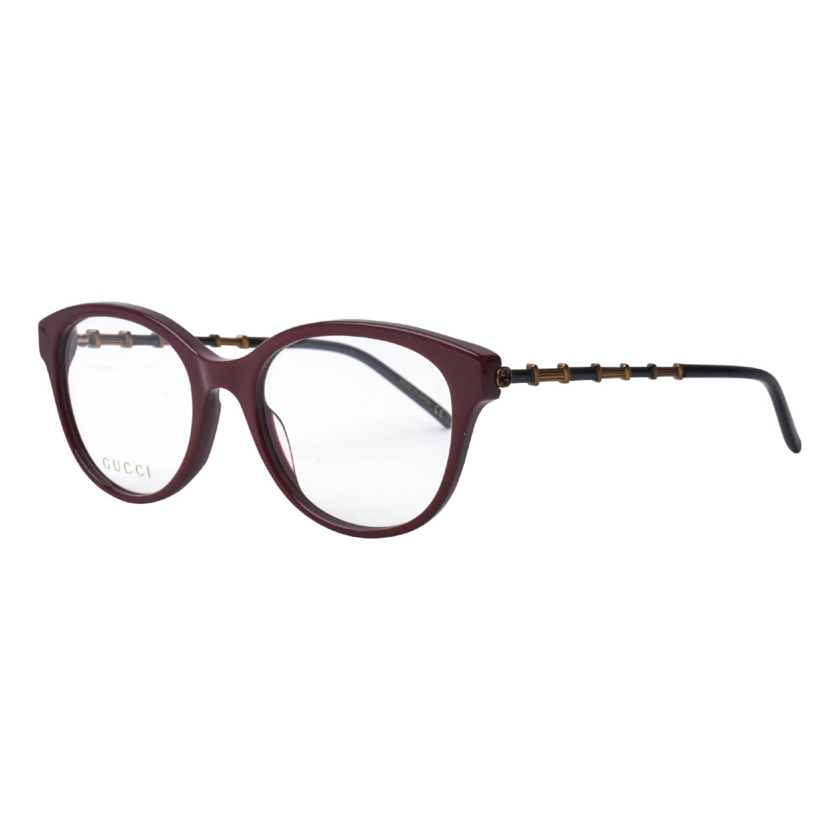 Gucci Women's Sunglasses Spring Summer 2020 Burgundy Transparent Demo Lens Demo Lens  GG0656O 004