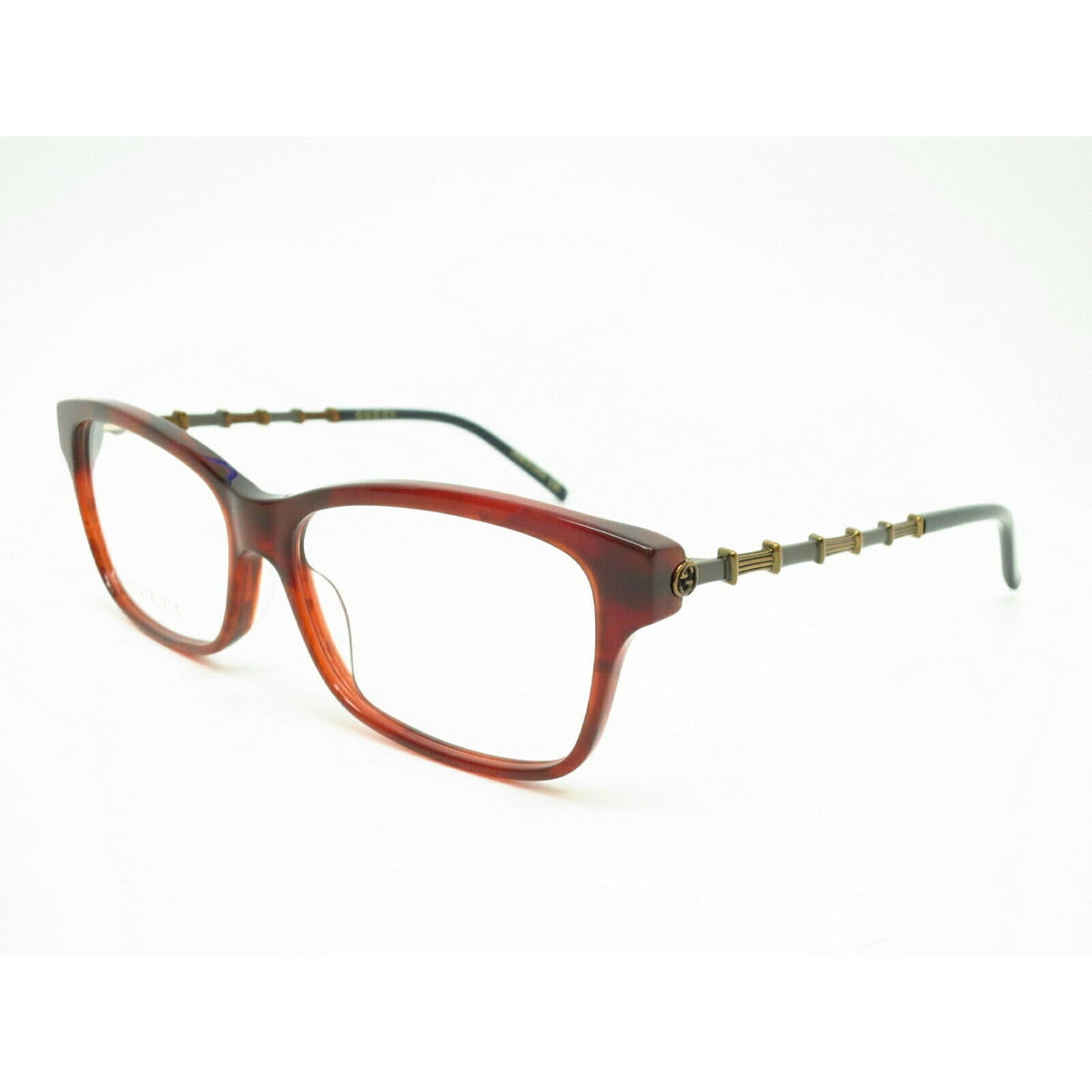 Gucci Women's Sunglasses Spring Summer 2020 Havana Transparent Demo Lens Demo Lens  GG0657O 002