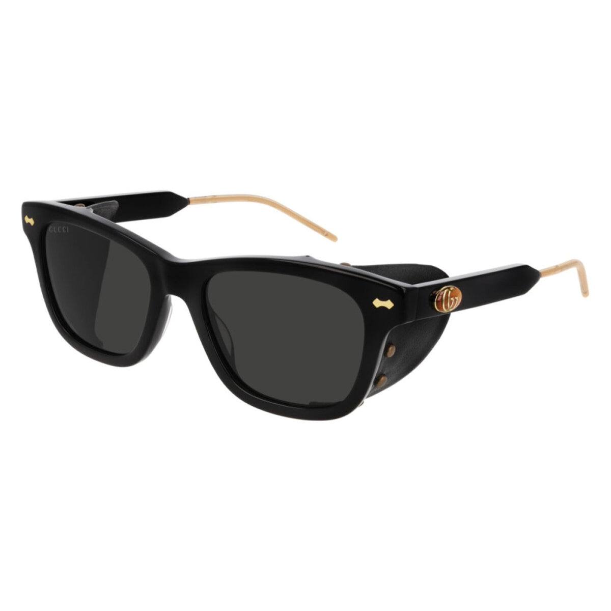Gucci Men&#39;s Sunglasses Spring Summer 2020 Black Grey Nylon Nylon GG0671S 001