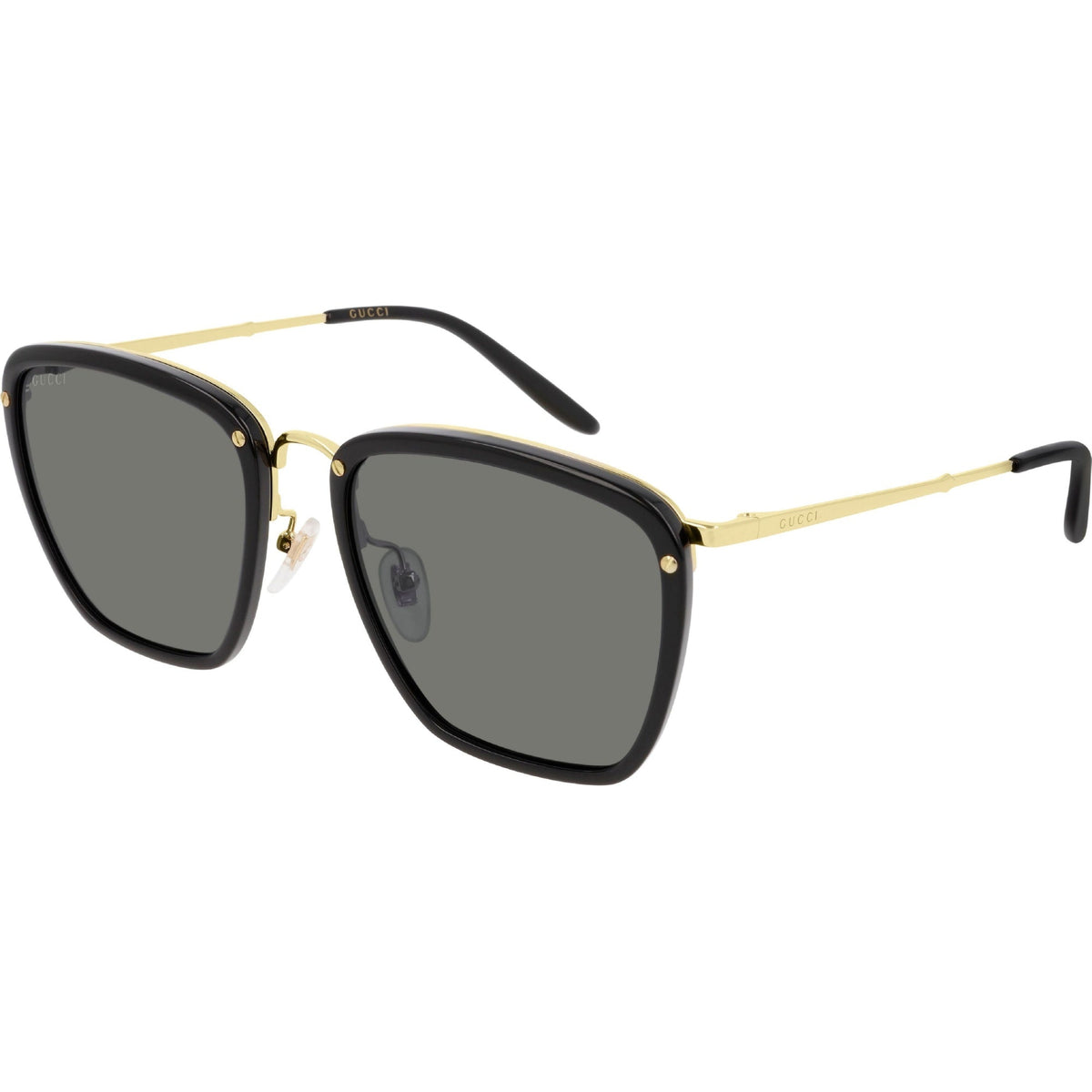 Gucci Men's Sunglasses Spring Summer 2020 Black Grey Nylon Nylon GG0673S 001