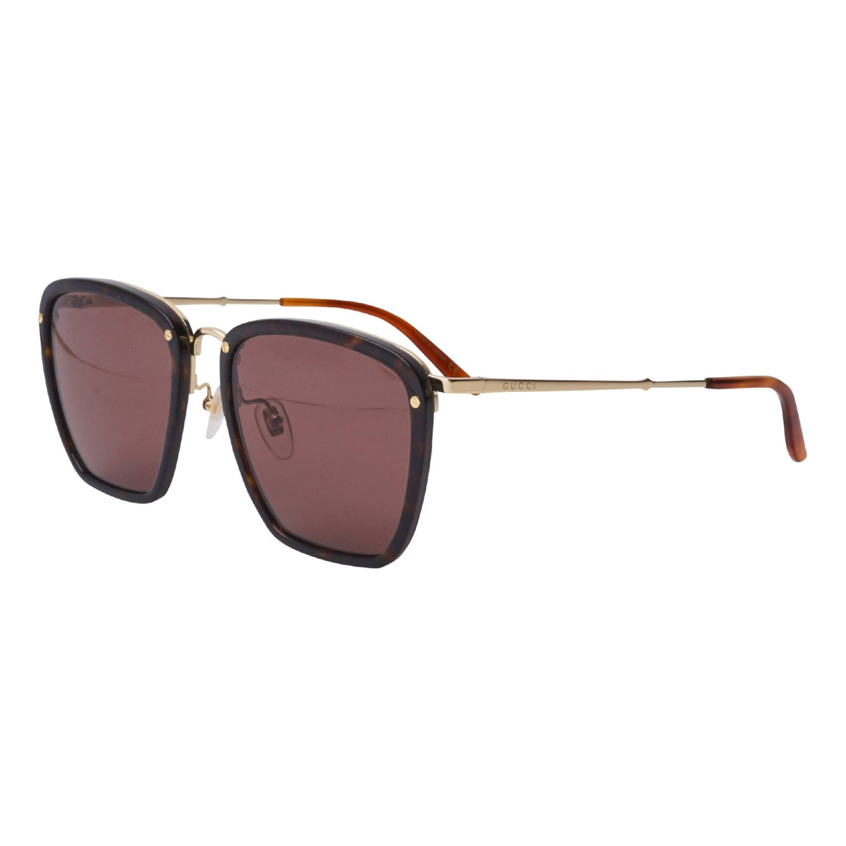 Gucci Men's Sunglasses Spring Summer 2020 Havana Brown Nylon Nylon GG0673S 002