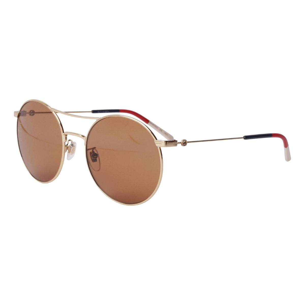 Gucci Women's Sunglasses Spring Summer 2020 Gold Brown Nylon Nylon GG0680S 003