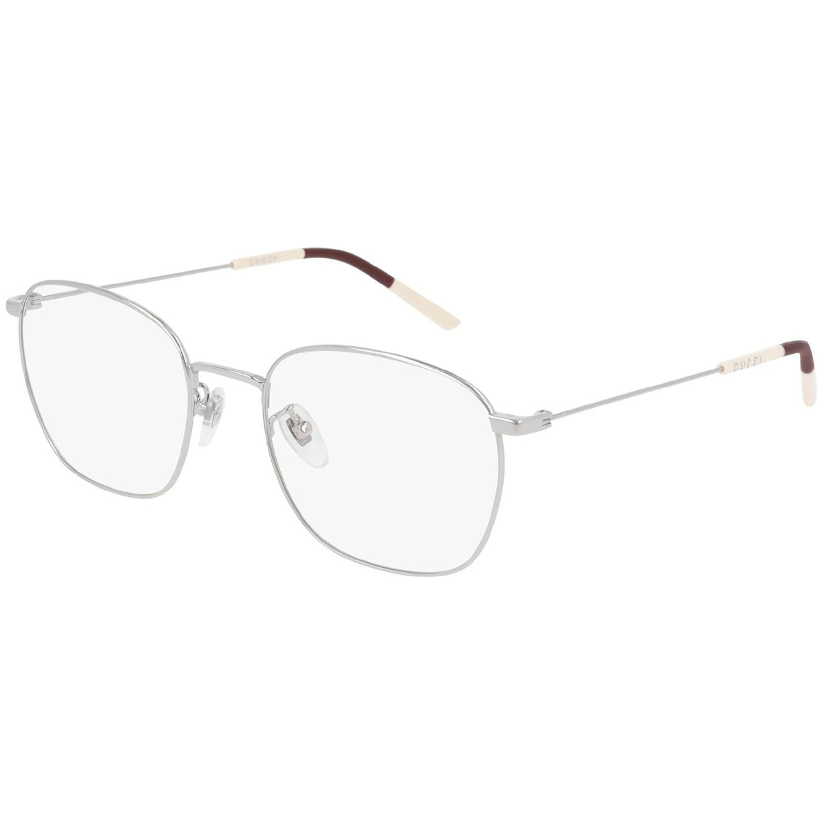 Gucci Men's Sunglasses Spring Summer 2020 Silver Transparent Demo Lens Demo Lens  GG0681O 002