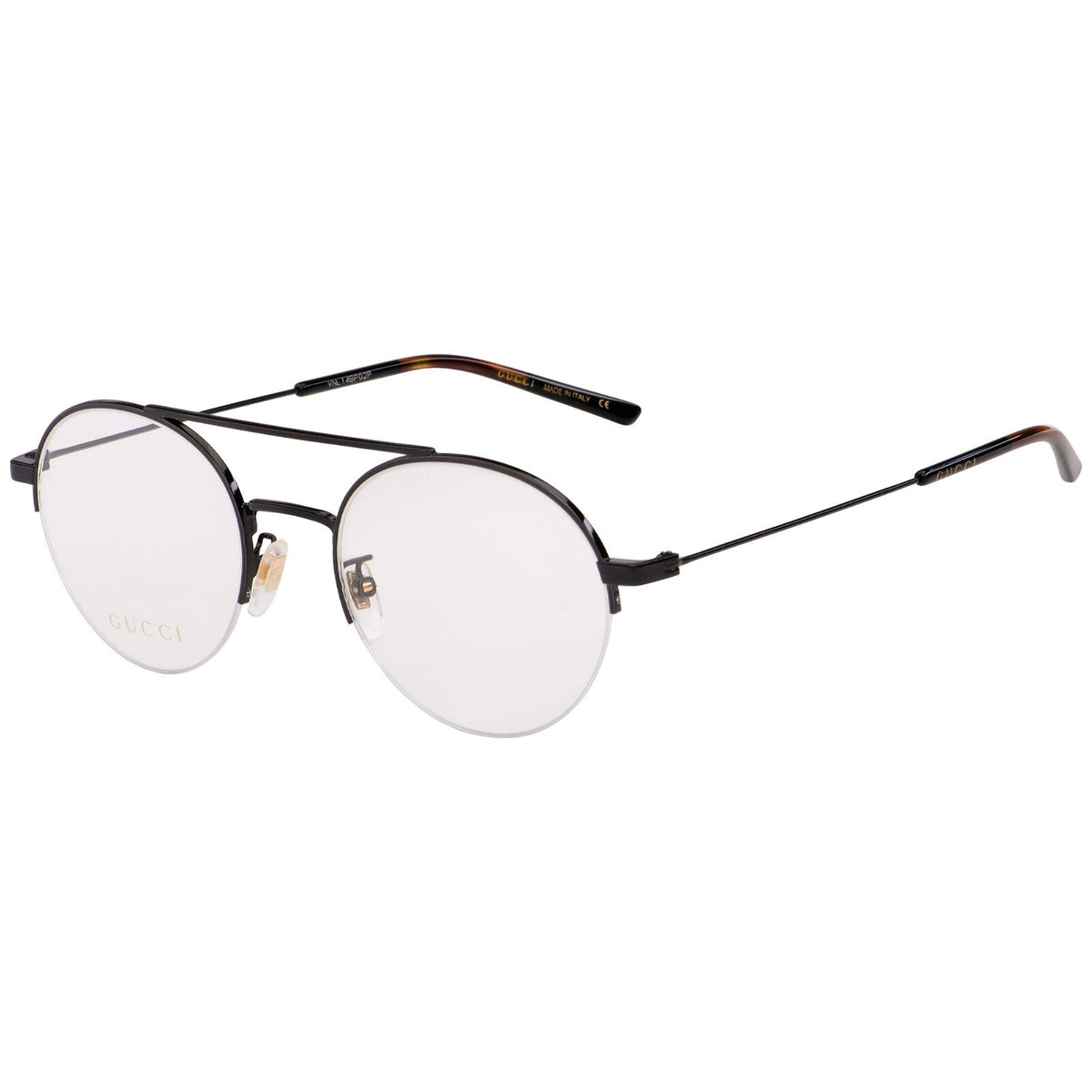 Gucci Men's Sunglasses Spring Summer 2020 Black Transparent Demo Lens Demo Lens  GG0682O 001