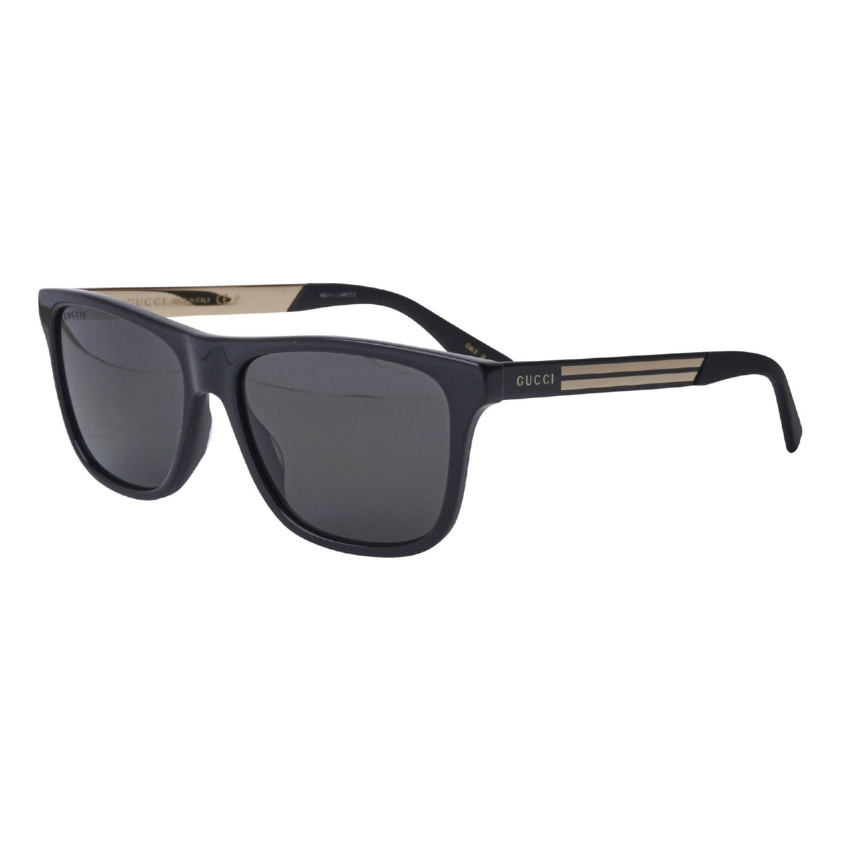 Gucci Men&#39;s Sunglasses Spring Summer 2020 Black Grey Polar Nylon Polar Nylon GG0687S 002