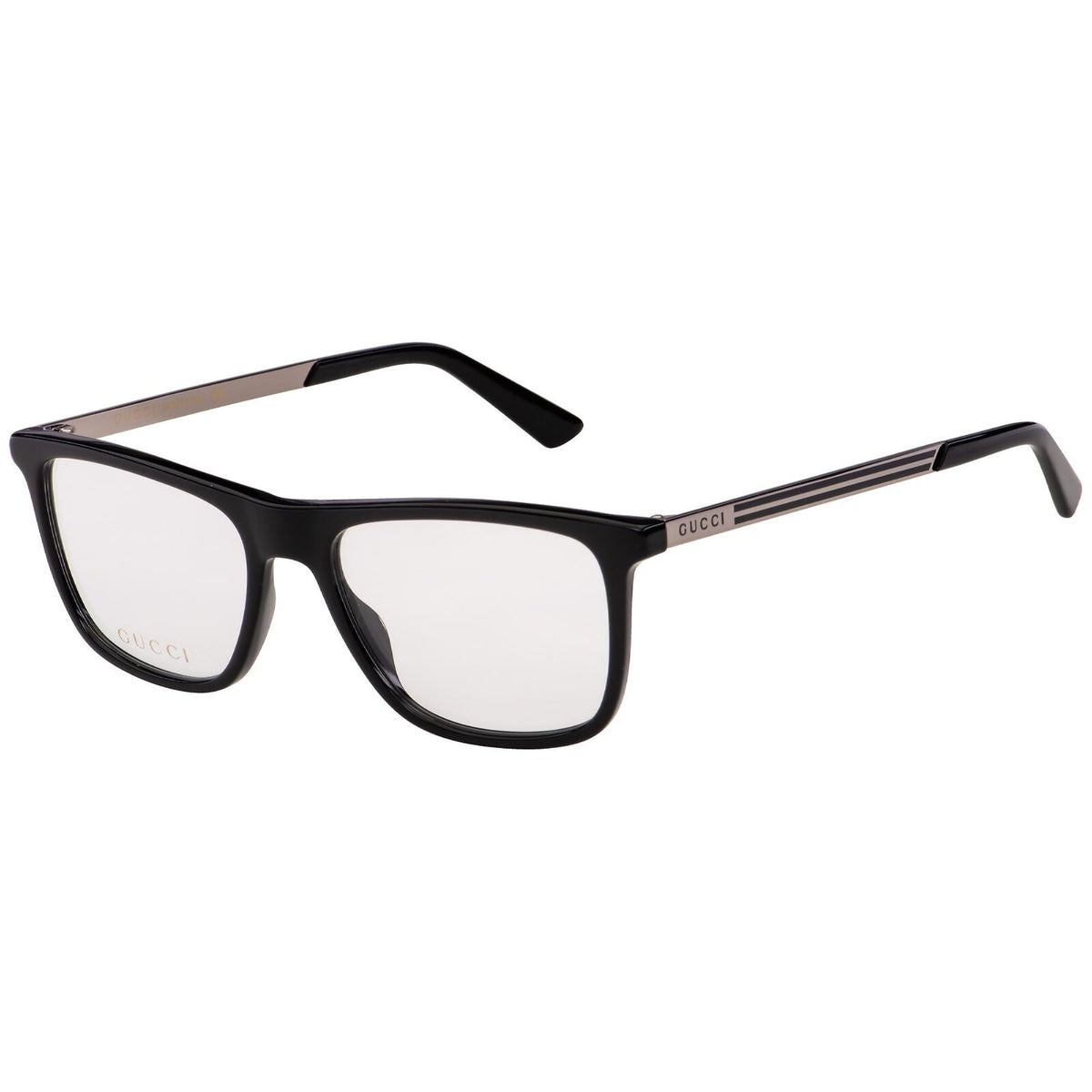 Gucci Men's Sunglasses Spring Summer 2020 Black Transparent Demo Lens Demo Lens  GG0691O 001