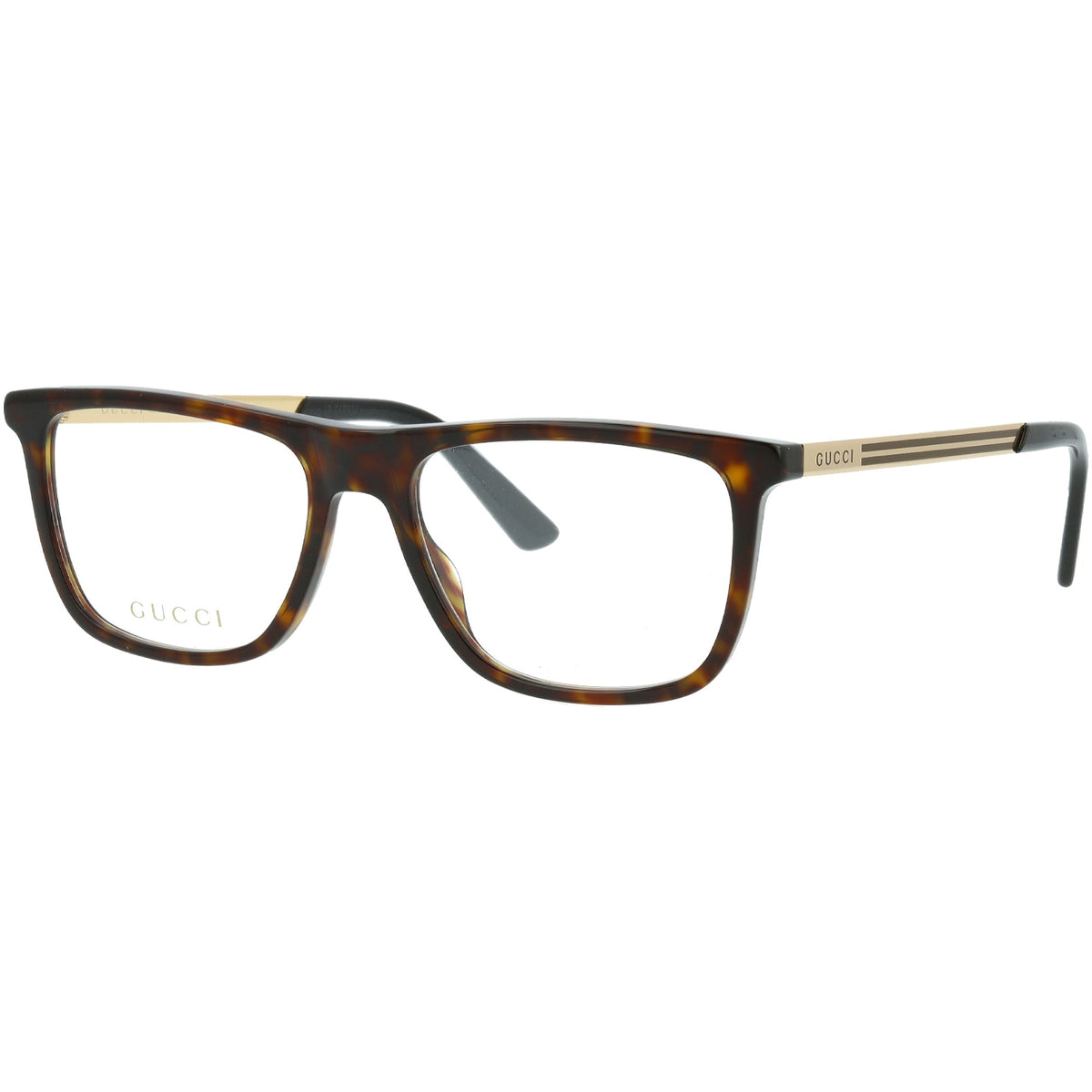 Gucci Men's Sunglasses Spring Summer 2020 Havana Transparent Demo Lens Demo Lens  GG0691O 002