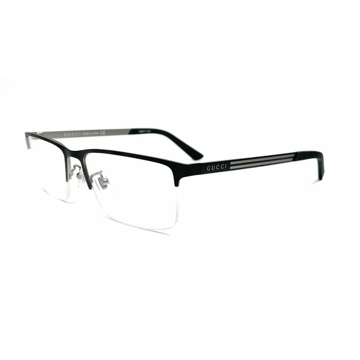 Gucci Men's Sunglasses Spring Summer 2020 Black Transparent Demo Lens Demo Lens  GG0694O 004