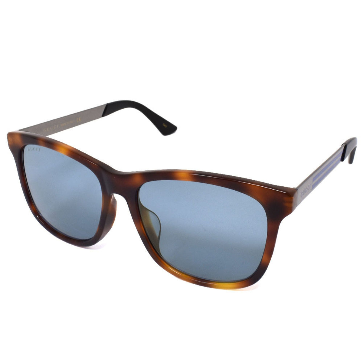 Gucci Men's Sunglasses Spring Summer 2020 Havana Blue Nylon Nylon GG0695SA 003