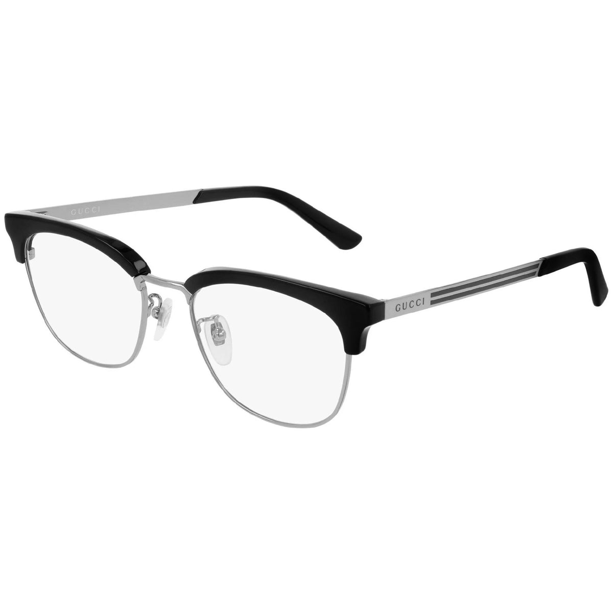 Gucci Men's Sunglasses Spring Summer 2020 Black Transparent Demo Lens Demo Lens  GG0698OA 001