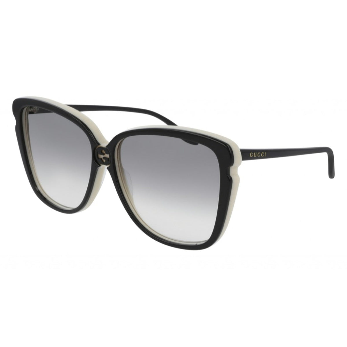 Gucci Women's Sunglasses Spring Summer 2020 Black Grey Nylon Nylon Gradient GG0709S 004