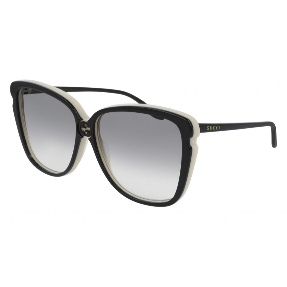 Gucci Women&#39;s Sunglasses Spring Summer 2020 Black Grey Nylon Nylon Gradient GG0709S 004