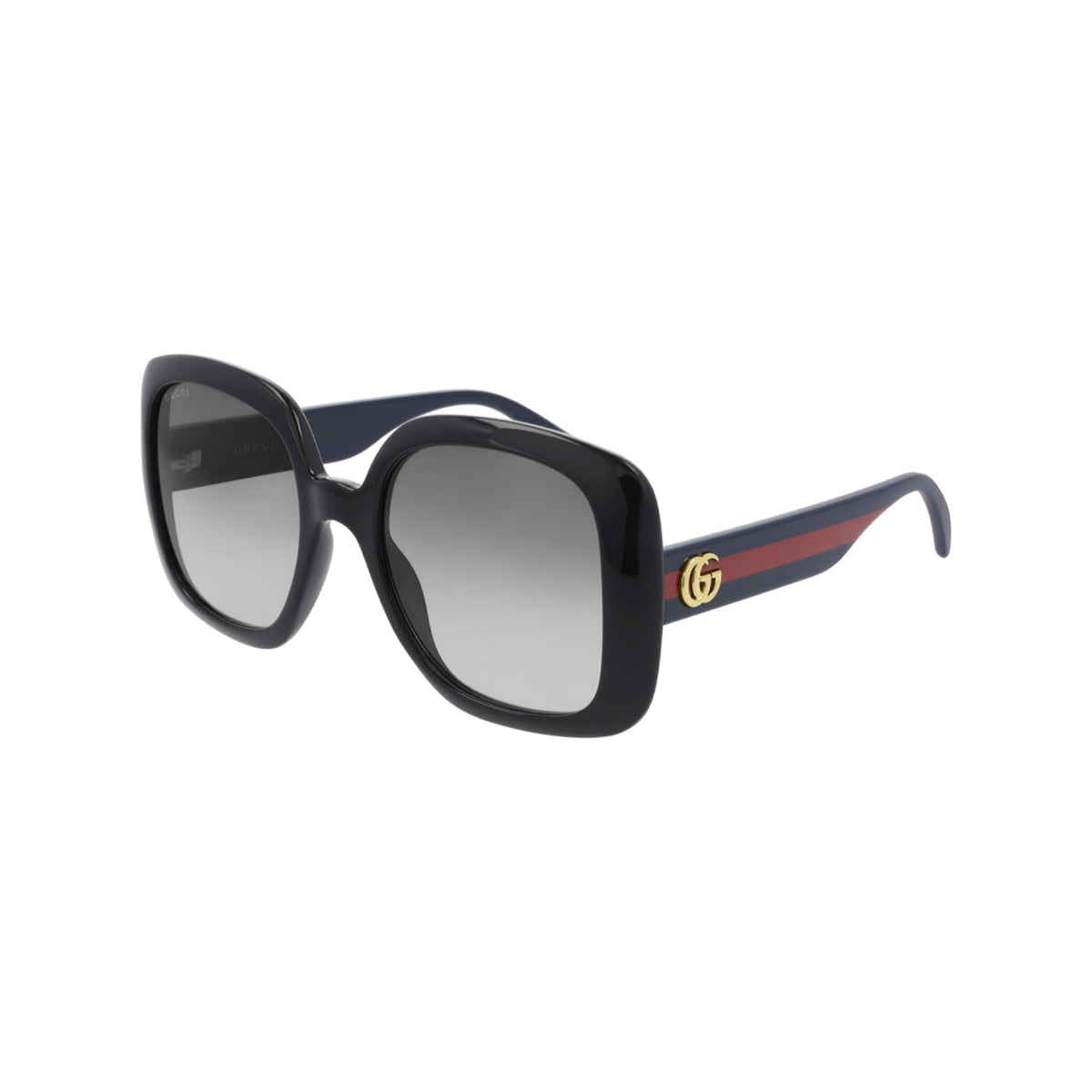 Gucci Women's Sunglasses Spring Summer 2020 Black Grey Nylon Nylon Gradient GG0713S 001