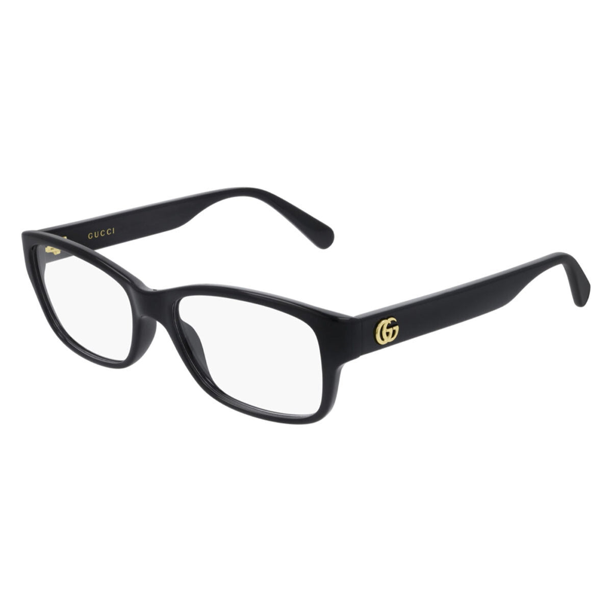 Gucci Women's Sunglasses Spring Summer 2020 Black Transparent Demo Lens Demo Lens  GG0716O 001