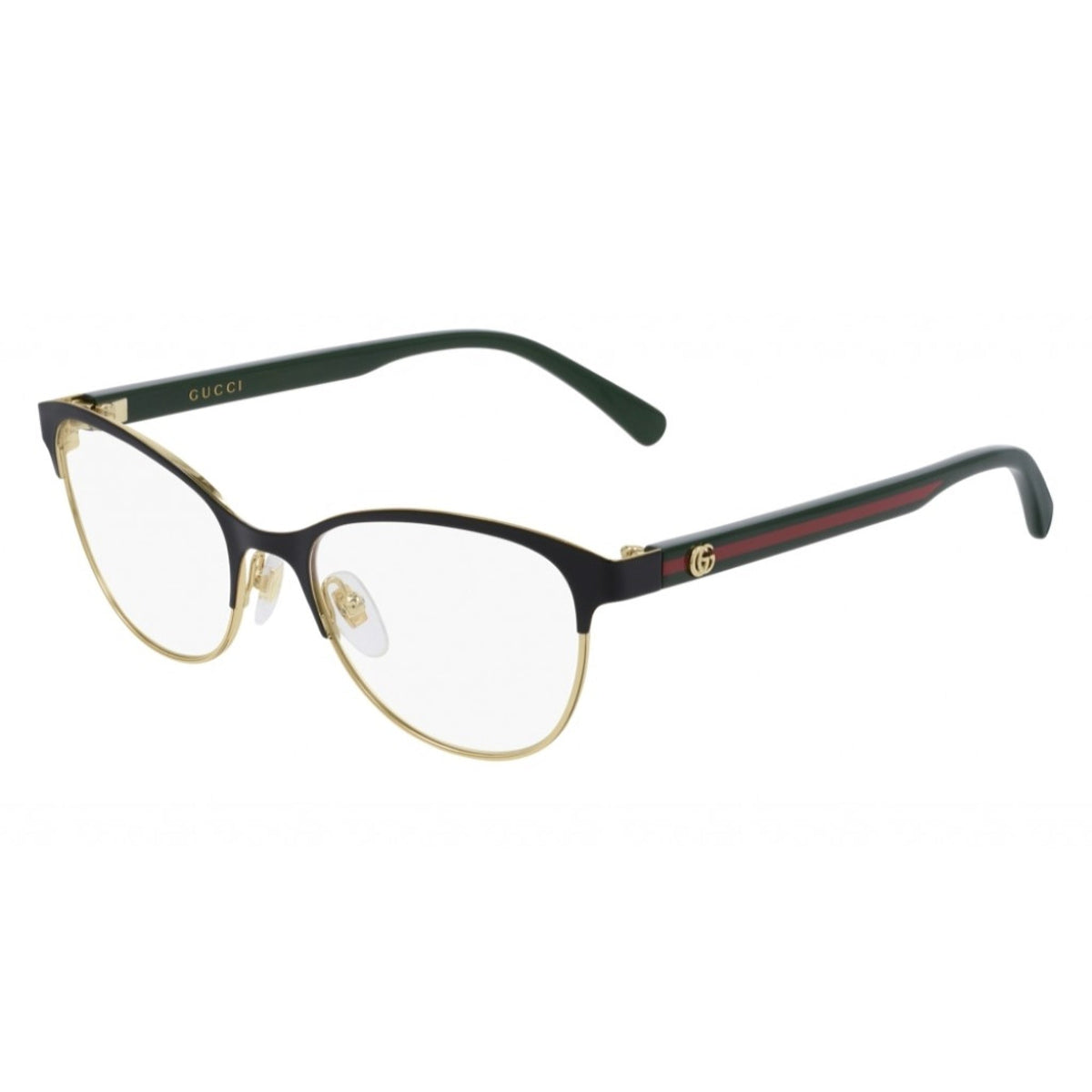 Gucci Women's Sunglasses Spring Summer 2020 Black Transparent Demo Lens Demo Lens  GG0718O 001