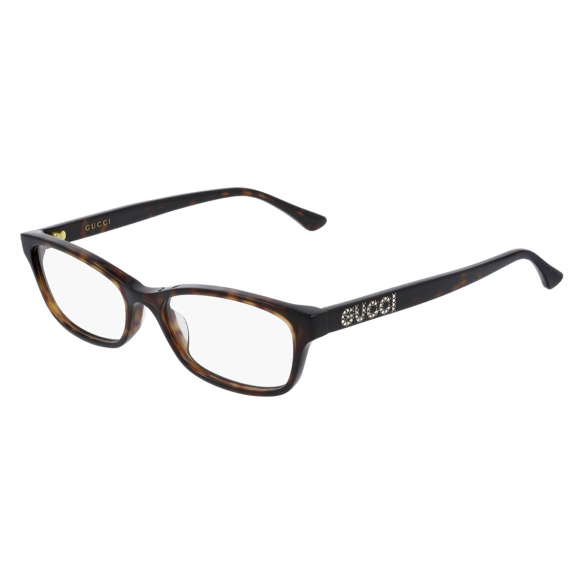 Gucci Women's Sunglasses Spring Summer 2020 Havana Transparent Demo Lens Demo Lens  GG0730O 006